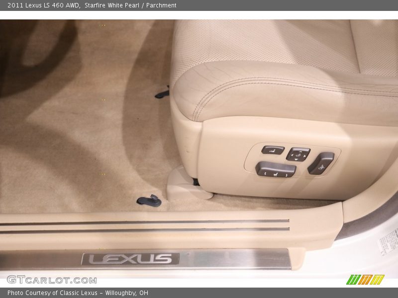 Starfire White Pearl / Parchment 2011 Lexus LS 460 AWD
