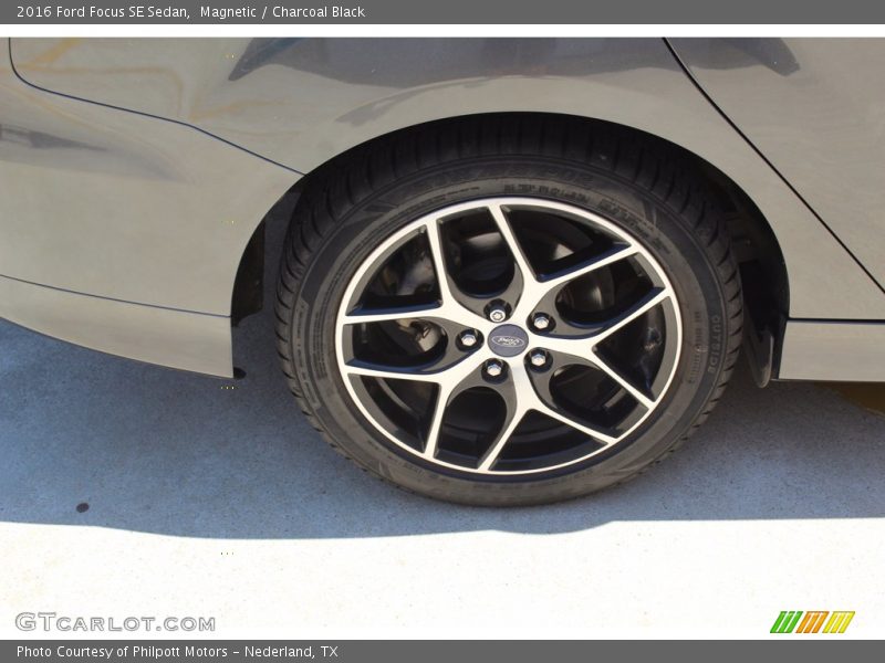 Magnetic / Charcoal Black 2016 Ford Focus SE Sedan