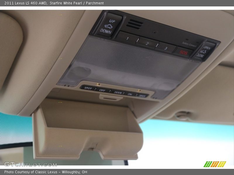 Starfire White Pearl / Parchment 2011 Lexus LS 460 AWD