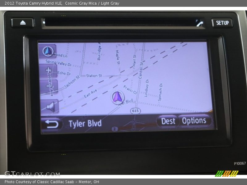 Cosmic Gray Mica / Light Gray 2012 Toyota Camry Hybrid XLE