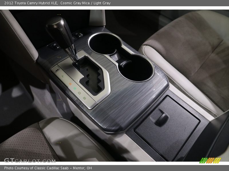 Cosmic Gray Mica / Light Gray 2012 Toyota Camry Hybrid XLE