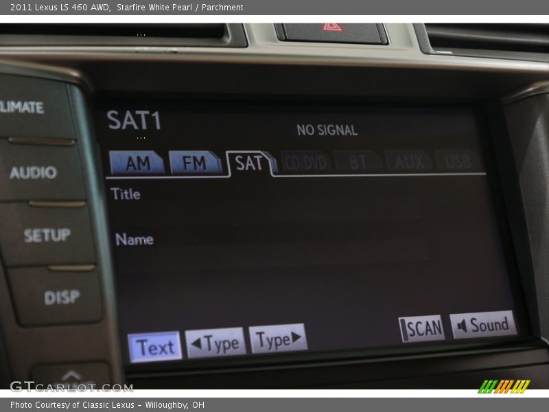 Starfire White Pearl / Parchment 2011 Lexus LS 460 AWD
