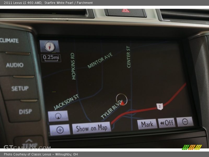 Starfire White Pearl / Parchment 2011 Lexus LS 460 AWD