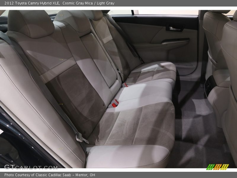 Cosmic Gray Mica / Light Gray 2012 Toyota Camry Hybrid XLE