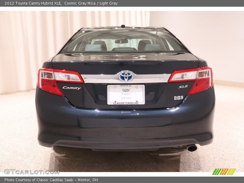 Cosmic Gray Mica / Light Gray 2012 Toyota Camry Hybrid XLE
