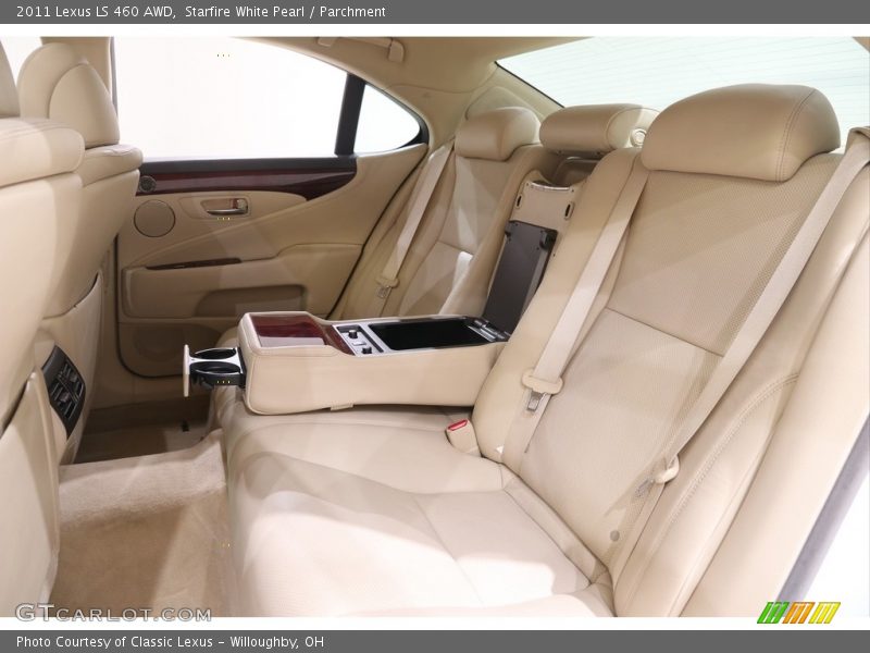 Starfire White Pearl / Parchment 2011 Lexus LS 460 AWD