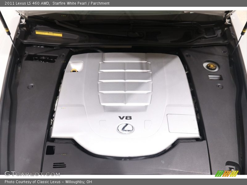 Starfire White Pearl / Parchment 2011 Lexus LS 460 AWD