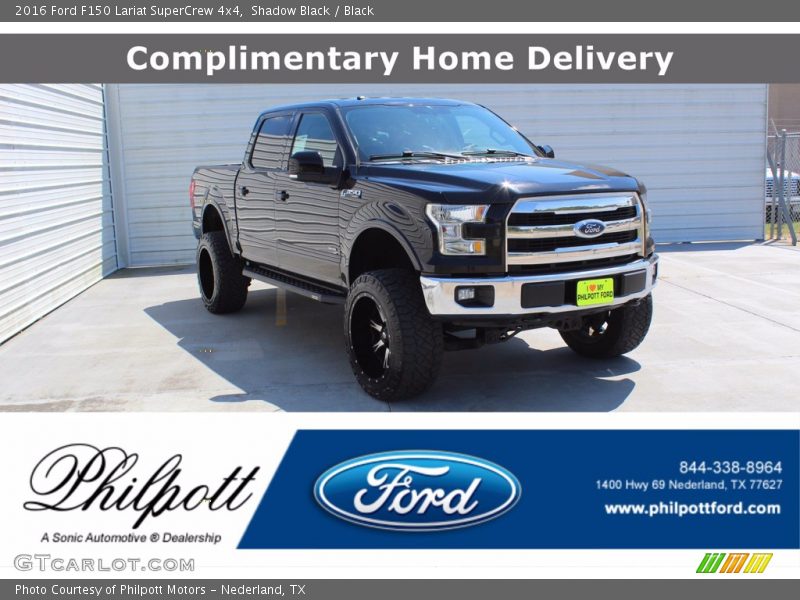 Shadow Black / Black 2016 Ford F150 Lariat SuperCrew 4x4
