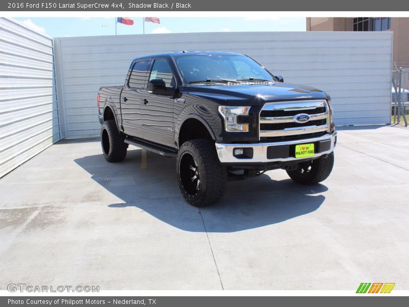Shadow Black / Black 2016 Ford F150 Lariat SuperCrew 4x4