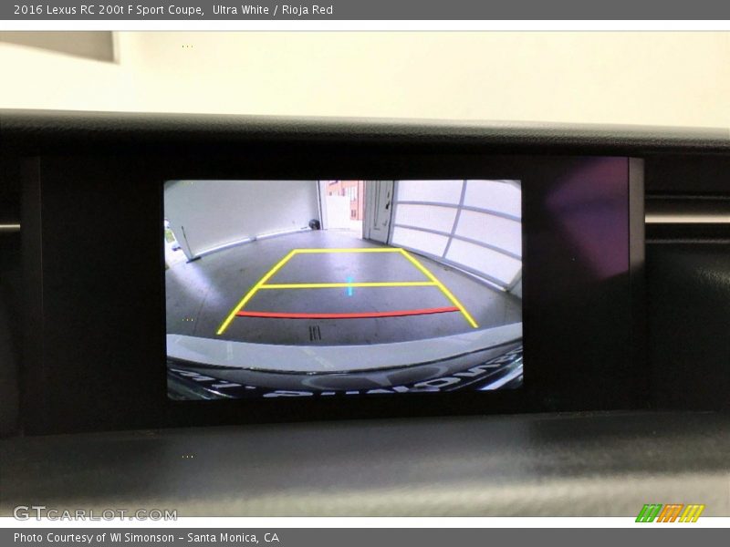 Ultra White / Rioja Red 2016 Lexus RC 200t F Sport Coupe