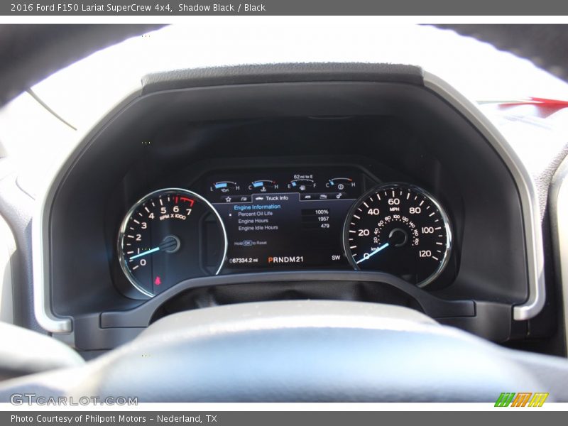 Shadow Black / Black 2016 Ford F150 Lariat SuperCrew 4x4
