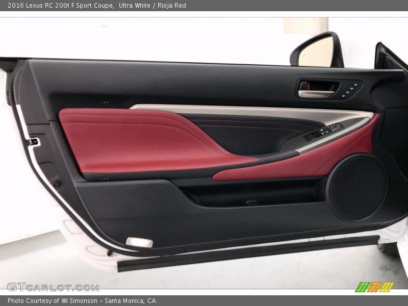 Door Panel of 2016 RC 200t F Sport Coupe