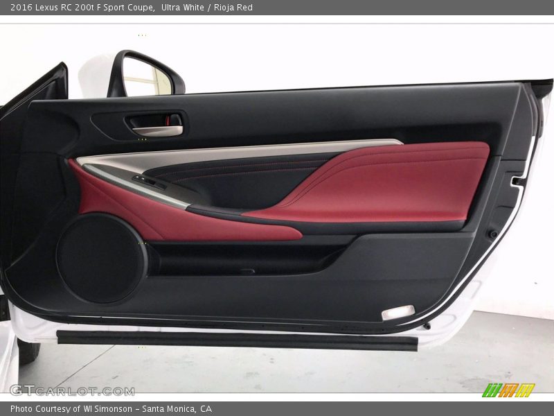 Door Panel of 2016 RC 200t F Sport Coupe