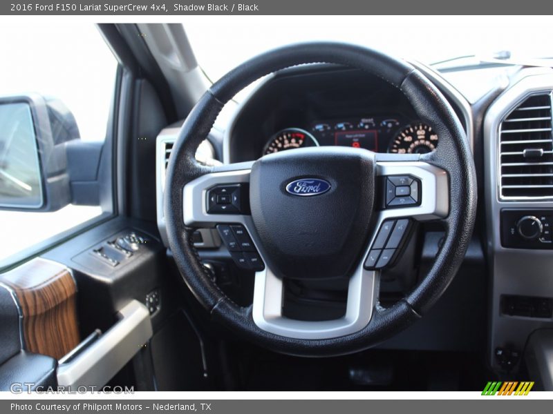Shadow Black / Black 2016 Ford F150 Lariat SuperCrew 4x4