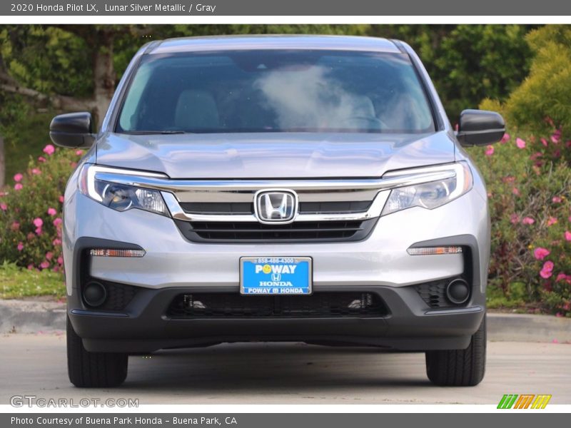 Lunar Silver Metallic / Gray 2020 Honda Pilot LX