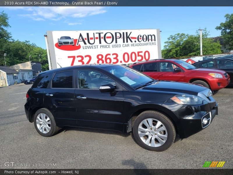Crystal Black Pearl / Ebony 2010 Acura RDX SH-AWD Technology