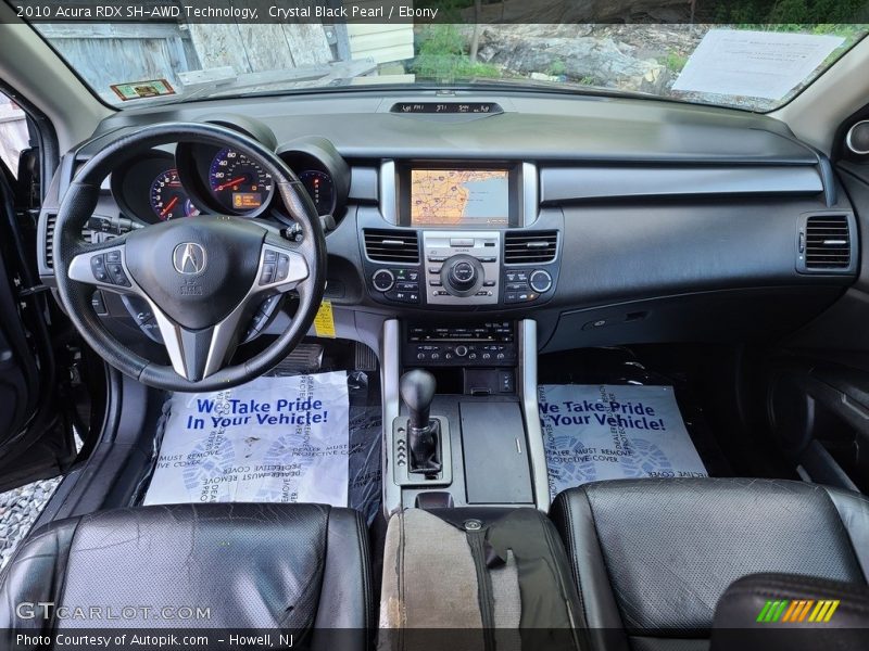 Crystal Black Pearl / Ebony 2010 Acura RDX SH-AWD Technology
