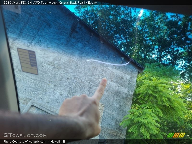 Crystal Black Pearl / Ebony 2010 Acura RDX SH-AWD Technology