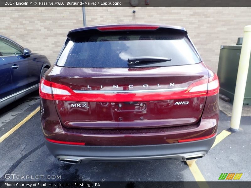 Burgundy Velvet / Cappuccino 2017 Lincoln MKX Reserve AWD