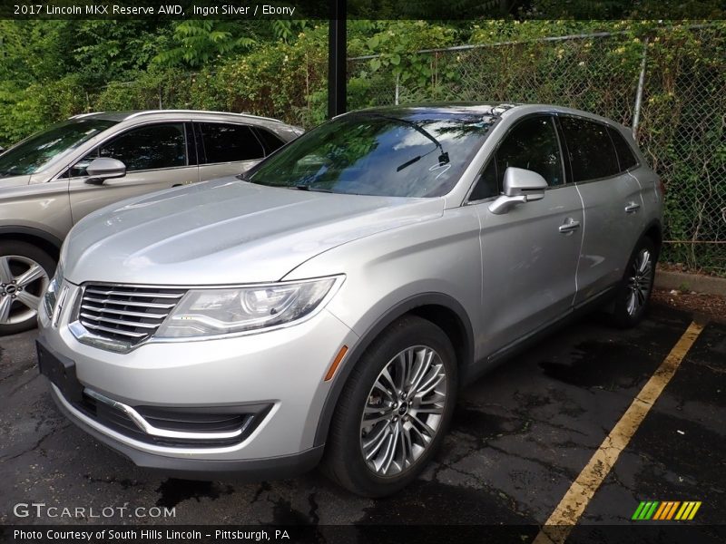 Ingot Silver / Ebony 2017 Lincoln MKX Reserve AWD