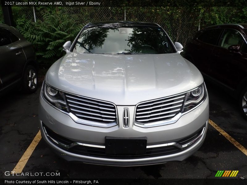 Ingot Silver / Ebony 2017 Lincoln MKX Reserve AWD