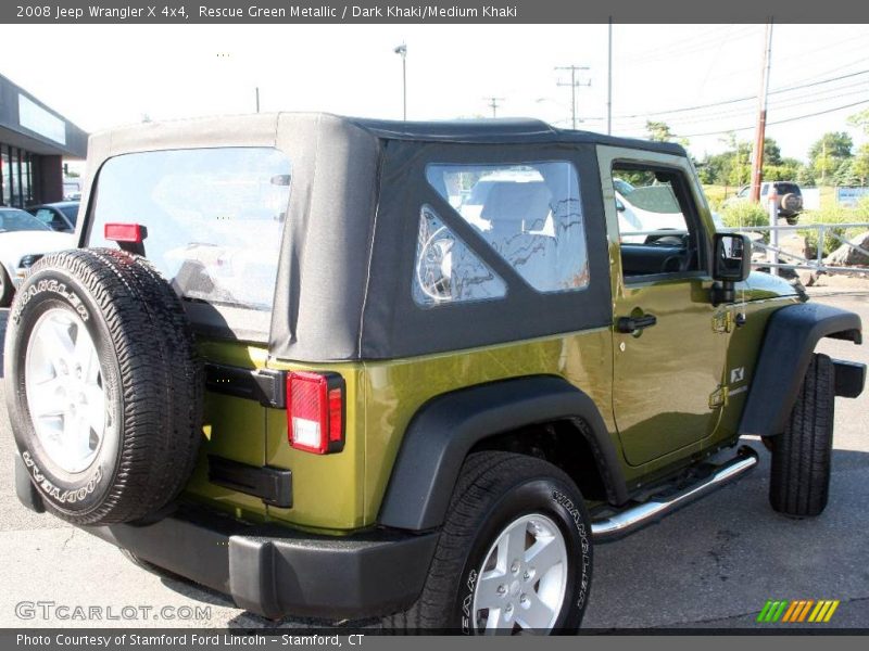 Rescue Green Metallic / Dark Khaki/Medium Khaki 2008 Jeep Wrangler X 4x4