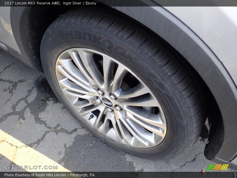 Ingot Silver / Ebony 2017 Lincoln MKX Reserve AWD