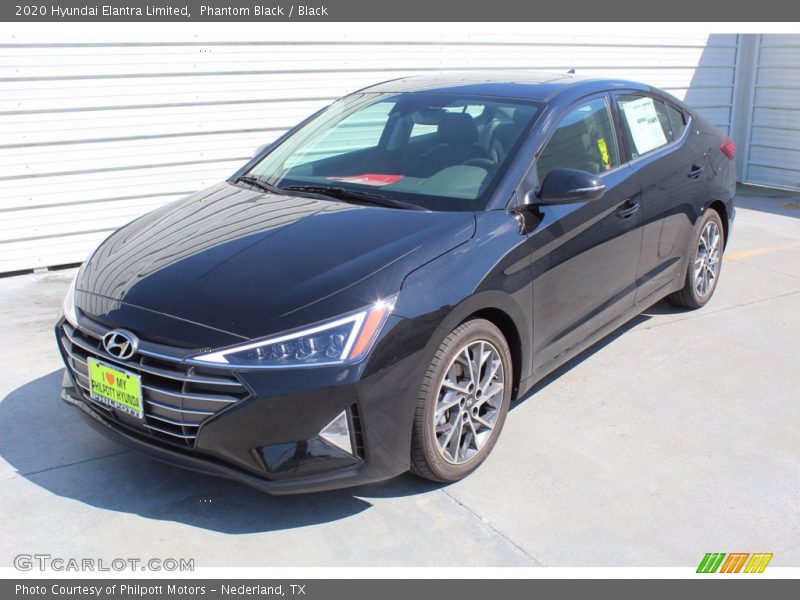 Phantom Black / Black 2020 Hyundai Elantra Limited