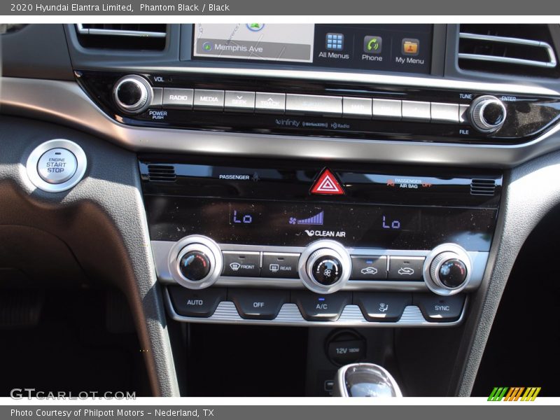 Phantom Black / Black 2020 Hyundai Elantra Limited