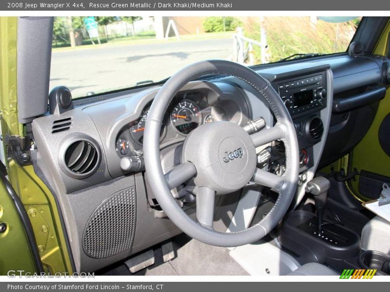 Rescue Green Metallic / Dark Khaki/Medium Khaki 2008 Jeep Wrangler X 4x4