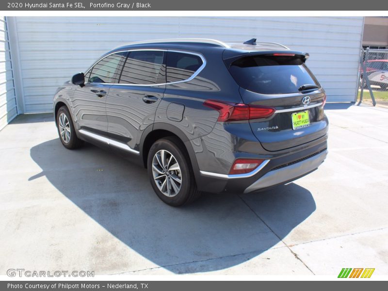 Portofino Gray / Black 2020 Hyundai Santa Fe SEL