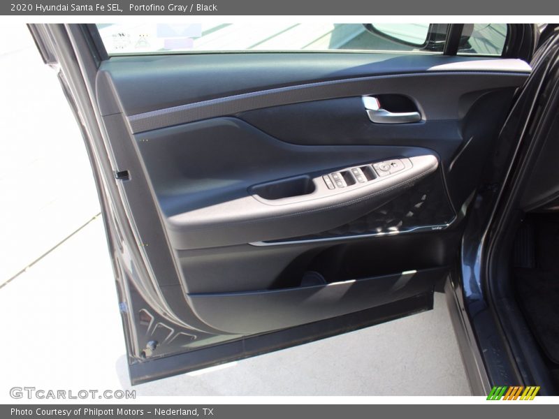 Portofino Gray / Black 2020 Hyundai Santa Fe SEL