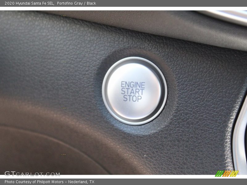 Portofino Gray / Black 2020 Hyundai Santa Fe SEL