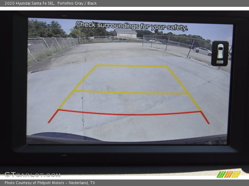 Portofino Gray / Black 2020 Hyundai Santa Fe SEL