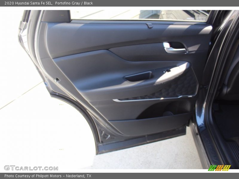 Portofino Gray / Black 2020 Hyundai Santa Fe SEL