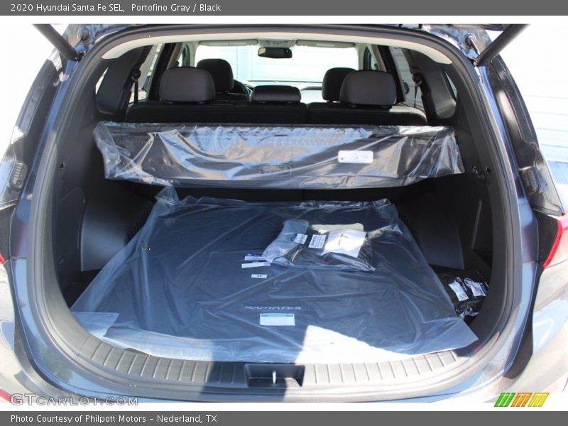 Portofino Gray / Black 2020 Hyundai Santa Fe SEL