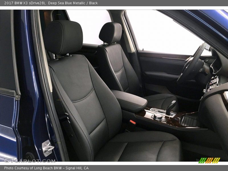 Deep Sea Blue Metallic / Black 2017 BMW X3 sDrive28i