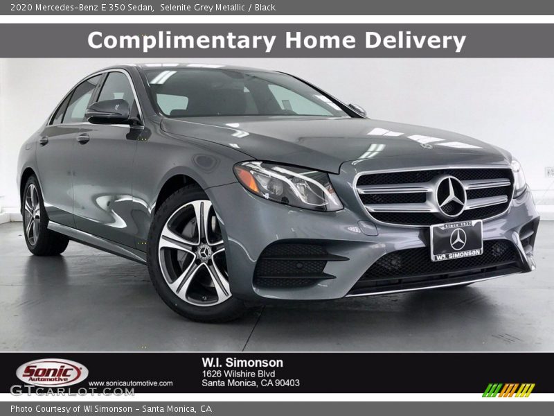 Selenite Grey Metallic / Black 2020 Mercedes-Benz E 350 Sedan