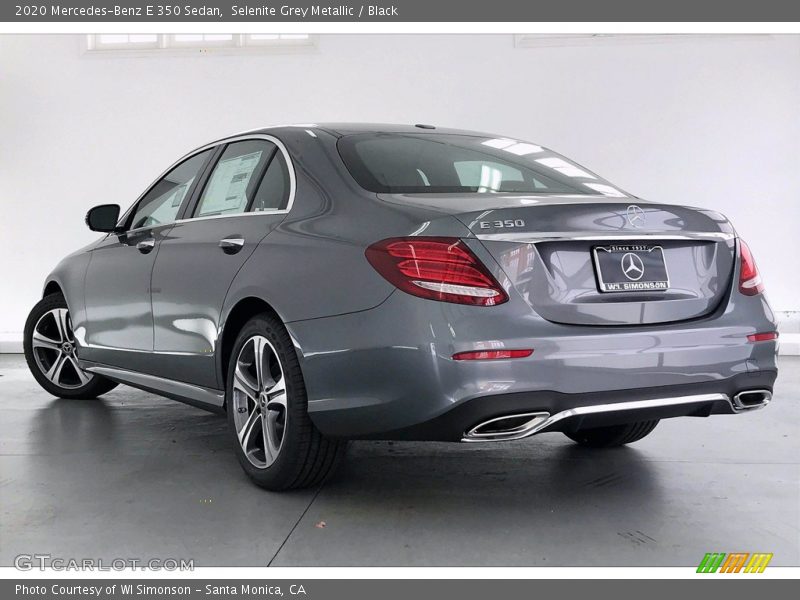 Selenite Grey Metallic / Black 2020 Mercedes-Benz E 350 Sedan