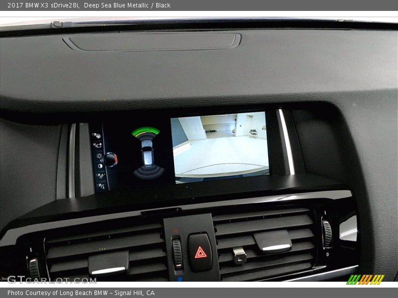 Deep Sea Blue Metallic / Black 2017 BMW X3 sDrive28i