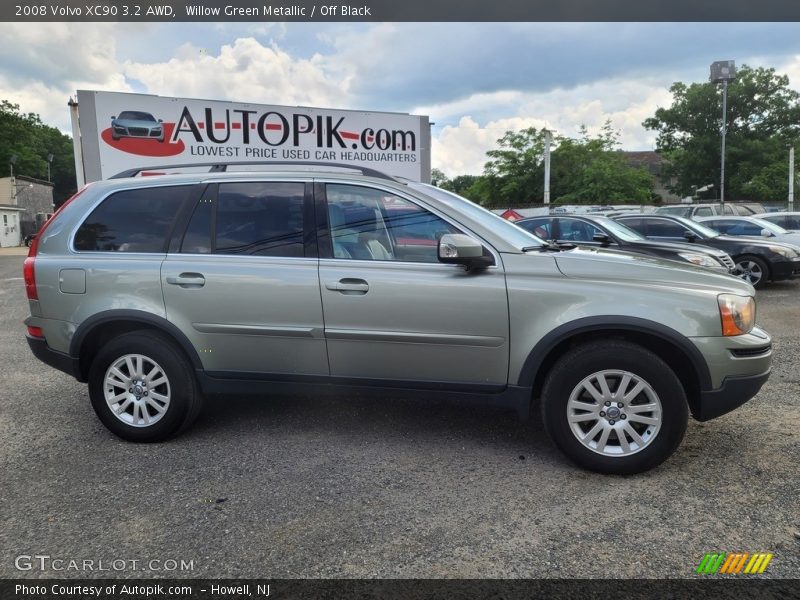 Willow Green Metallic / Off Black 2008 Volvo XC90 3.2 AWD