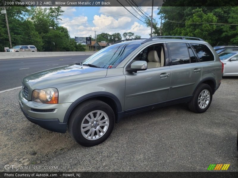 Willow Green Metallic / Off Black 2008 Volvo XC90 3.2 AWD