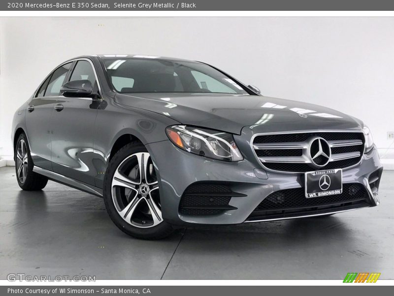 Selenite Grey Metallic / Black 2020 Mercedes-Benz E 350 Sedan