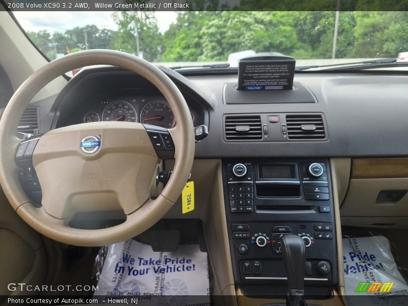 Willow Green Metallic / Off Black 2008 Volvo XC90 3.2 AWD