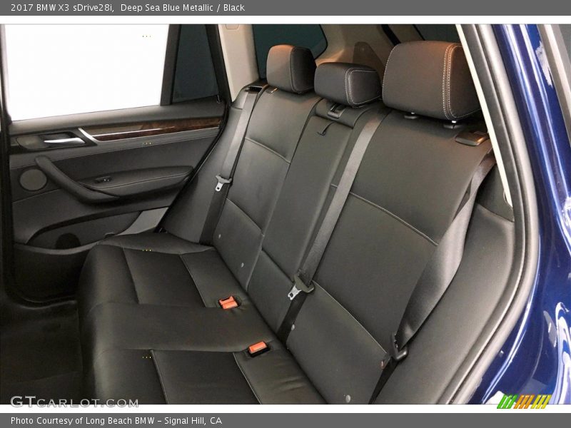 Deep Sea Blue Metallic / Black 2017 BMW X3 sDrive28i