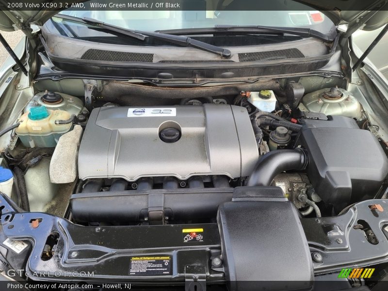 Willow Green Metallic / Off Black 2008 Volvo XC90 3.2 AWD