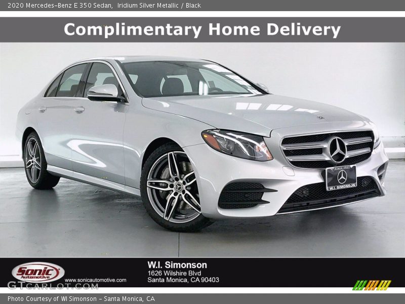 Iridium Silver Metallic / Black 2020 Mercedes-Benz E 350 Sedan