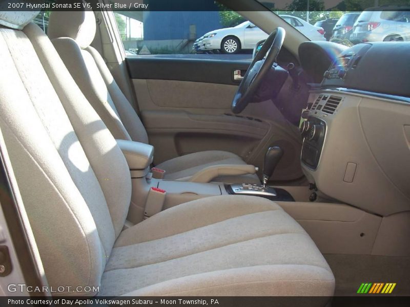 Silver Blue / Gray 2007 Hyundai Sonata SE V6