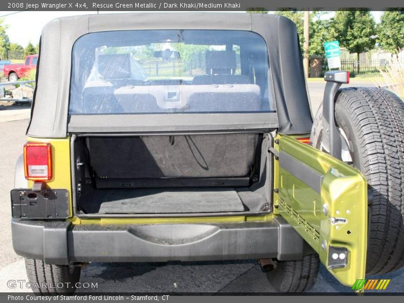Rescue Green Metallic / Dark Khaki/Medium Khaki 2008 Jeep Wrangler X 4x4