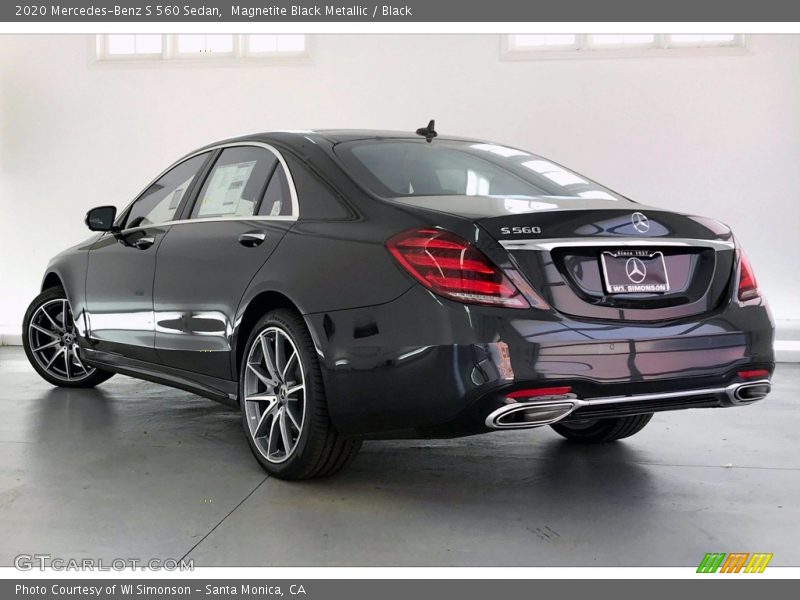 Magnetite Black Metallic / Black 2020 Mercedes-Benz S 560 Sedan